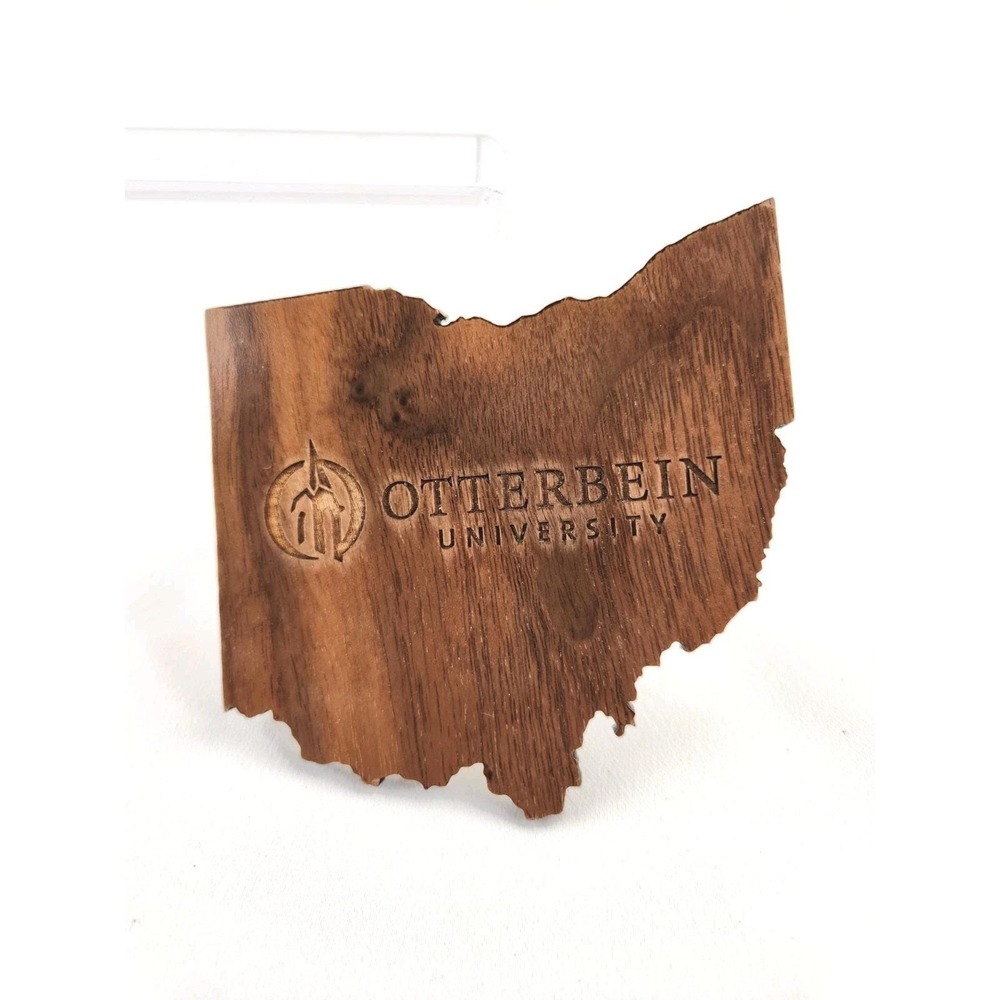 Otterbein University Wooden Coaster Sign The Point State Of Ohio‎ Lazer Cut